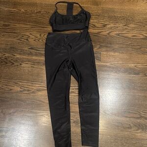 Noli Jet Black Leggings and Top Set